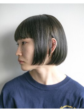 ルプラ ガーデン(le-pla garden) オリーブベージュ#ブリーチなし#ダメージレスカラー#豊橋#ボブ