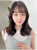 【La fith】ゆるふわセミディ×グレージュ