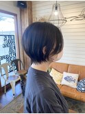 ＃ゆかのお客さま　襟足を残したプチウルフ