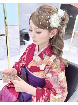 ルイ(LOUIS) 【 LOUIS 】卒業式ヘアセット＋着付