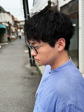 スウェル 柏店(Swell) #ベリーショート#ダークアッシュ#ニュアンスパーマ#韓国マッシュ