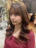 アミー 駒澤(Ammy komazawa)&nbsp;前からも可愛い韓国風パーマ #コテ巻き風パーマ #韓国風パーマ