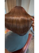 エイゼット バンビーニ 川越(AZ bambini) 【鈴木代悟】ベージュ【髪質改善メテオカラー＋縮毛矯正】
