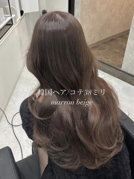 マーシュ 梅田(marshu) 吉岡Style/韓国ヘア/marron beige