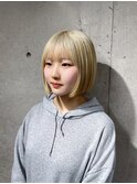 #ガルボ#ハイトーン#エクステ#ブリーチ#プルエクステ#ボブ