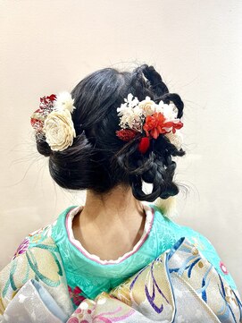 サンロード ヴィフ SUNROAD vif 成人式ヘア ヘアセット