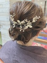 ヘアー バイ ミーズ(hair by Mii’s)&nbsp;編み込みシニヨン