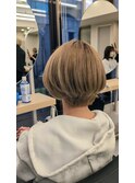 艶感ミルクティーベージュ×ショート