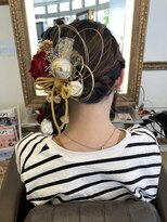 コワファースト 大分(COIFF1RST) 成人式/編みおろしスタイル