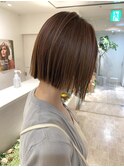 ぱつっとヘイリーボブラベンダーベージュ（by山守）