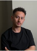 スパイキーショートザクザクショートアップバングツーブロック