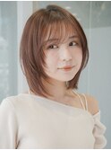 ボブ/テラコッタ/段カット/レイヤー/10代/20代/30代