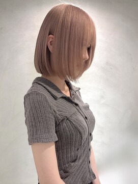 ペレ アネックス 大阪梅田茶屋町店(PELE ANNEX) くびれヘア/アプリコットオレンジ/夏のヘアアレンジ/梅田