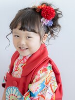 ヘアーサロン ラフリジー(Loufreasy)&nbsp;【七五三3歳】髪の毛が少ない3歳でもかわいいヘアアレンジ代々木