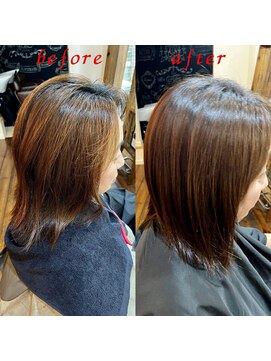 ヘアーサロン ココア(hair salon cocoa) 柔艶（やわつや）ストレート