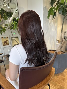 スリー(three.) 【three.北浜】ロング暖色カラー!!