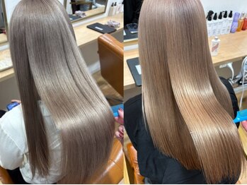 ヴィンス(vince)の写真/【超音波アイロンで浸透力UP】 大好評"髪質改善トリートメント" で自分史上最高のツヤと輝きを-。