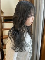 マニア(mania.)&nbsp;ダークグレージュ透明感就活落ちる黒オフブラックアッシュ