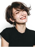 大人女性/ショートボブ/ネビージュ/小顔/髪質改善/前髪