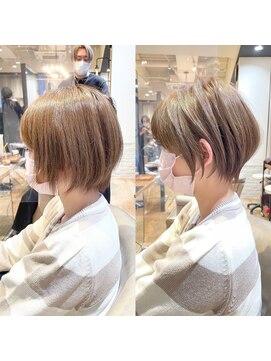 バンプ ギンザ(BUMP GINZA) 30代40代50代ショート白髪ぼかし銀座くびれ　松