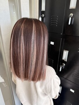 ジェンダーヘア(GENDER hair) Red × White " 紅白 " Tape-Extension / 8壱