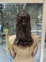 ゼスト フィーノ(ZEST fino)&nbsp;【平林鼓】ハーフアップでも流行りのカチモリで！！