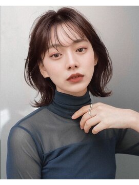 オーレント(AULENT) くびれショート・ボブ/丸顔/前髪あり/絶壁解消/20代/30代/長め