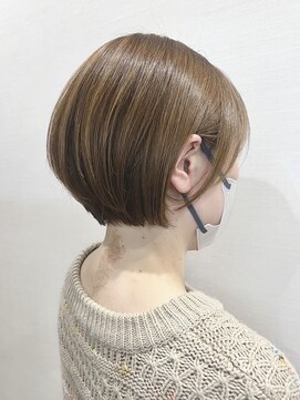 シャンスヘアアンドスパ 浦和(CHANCE hair&spa) ベージュ、ショートボブ