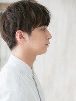 モッズヘア メン 仙台愛子駅前店(mod's hair men)&nbsp;束感決まるダークアッシュ爽やか就活くせ毛風マッシュb仙台愛子