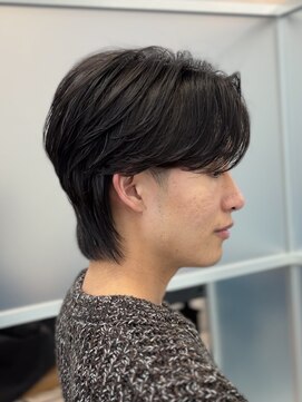 ジーナ 天神(Zina) 【Zina】センターパートウルフ/ニュアンスパーマ