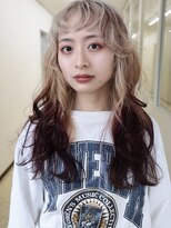 プネル(punel) ウルフレイヤーウルフカットケアブリーチケアブリーチ 原宿