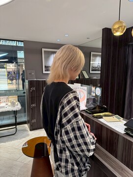アース エレガンス 吉祥寺店(EARTH Elegance) ラフに動くブロンドウルフ