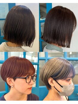 デイズ(DAYS)の写真/《スタイリングが楽でかわいいボブ、ショートカットが売り》ミニボブ～マッシュショートまでお任せください