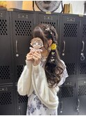 ライブ前ヘアセット/サイドテール/アレンジ