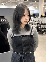 ヘアサロン セロ(Hair Salon SERO)&nbsp;ハッシュカット/くびれレイヤー/韓国レイヤー/アッシュグレー