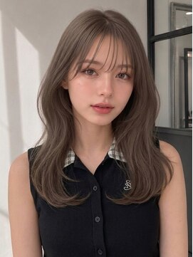ユーフォリア 青山(Euphoria) 大人可愛い大人美人くすみカラーアッシュグレーベージュ