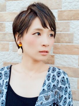 エムコレクション 丸亀店 大人ショート/斜めバング/メンズライク◎30代40代