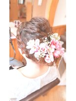 エクステンション クーチャー(Extention Cu'cha) ルーズアップまとめ 生花飾り♪