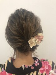 浴衣ヘアセット【E】