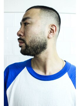 メリケンバーバーショップ フクオカ(MERICAN BARBERSHOP FUK) セミウェットビジカジワイルドツーブロッククラウドマッシュ83