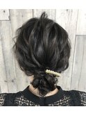 デートやアフタヌーンティーに!!キレイ目ゆるふわアップ★