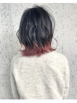 ノア ヘアデザイン 町田店(noa Hair Design) 裾カラー×レッド