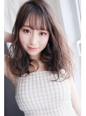 ショコラベージュ×ふんわり愛されスタイル