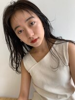 エイミー 布施店(eimee) 黒髪アンニュイ緩やかウェーブ[布施駅/布施西北口/布施駅/布施駅