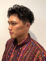 ブリランチン シンサカエ(Brilliantine Shinsakae) メリハリがカッコいい♪ツーブロック×ゆるふわパーマ☆