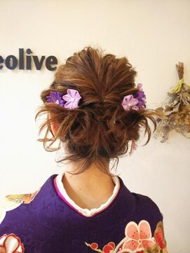 ネオリーブチノ 登戸店(Neolive cino) ヘアセット くるりんぱヘアアレンジ