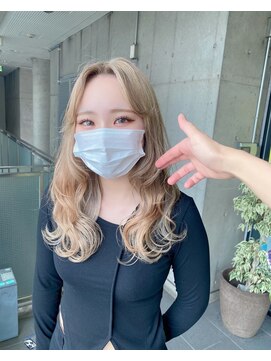 ガルボ ヘアー(garbo hair) #ガルボ#ハイトーン#ブリーチ#髪カリスマ#ホワイトベージュ