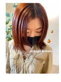 秋色＊オレンジブラウン◎