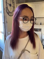 髪質改善と縮毛矯正の専門店 サンティエ(scintiller)&nbsp;ピンクバイオレットカラー
