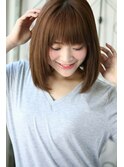 ミディアム×ナチュラルボブ